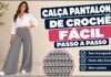 Bol Paça Pantolon Nasıl Örülür? - Örgü Modelleri - örgü pantolon ağı nasıl yapılır örgü pantolon yapımı yetişkin pantolon tığ işi pantolon yapımı