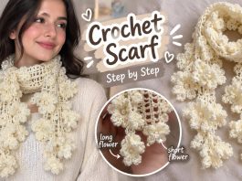 Çiçekli Atkı Nasıl Örülür? - Örgü Modelleri - atkı örgü modelleri ve yapilişlari bayan atkı modelleri örgü el örgüsü atkı modelleri modern atkı modelleri örgü atkı pinterest tığ işi
