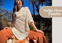 Çiçekli Örgü Panço Yapılışı - Örgü Modelleri - büyükler için panço modeli dikdörtgen panço modelleri kolay örgü panço modelleri örgü panço modelleri tığ işi büyükler için panço modeli