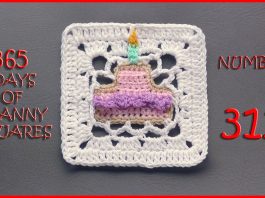 Doğum Günü Pastası Motif Yapılışı - Örgü Bebek Battaniyesi Modelleri - farklı motif örnekleri kare motif örnekleri yapılışı kolay kare motif yapımı pinterest kare motifler