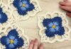 Menekşe Kare Motif Yapılışı - Örgü Bebek Battaniyesi Modelleri - kolay kare motif yapımı pinterest kare motifler tığ ile motif modelleri tığ işi kare motif örnekleri