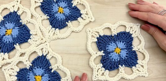 Menekşe Kare Motif Yapılışı Menekşe Kare Motif Yapılışı - Örgü Bebek Battaniyesi Modelleri - kolay kare motif yapımı pinterest kare motifler tığ ile motif modelleri tığ işi kare motif örnekleri