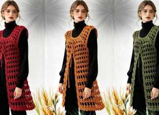 Tığ İşi Uzun Yelek Yapılışı - Örgü Modelleri - anlatımlı tığ işi yelek modelleri gelin yeleği tığ işi yelek modelleri kolay tığ işi yelek modelleri anlatımlı örgü yelek modelleri pinterest tığ işi yelek modeli